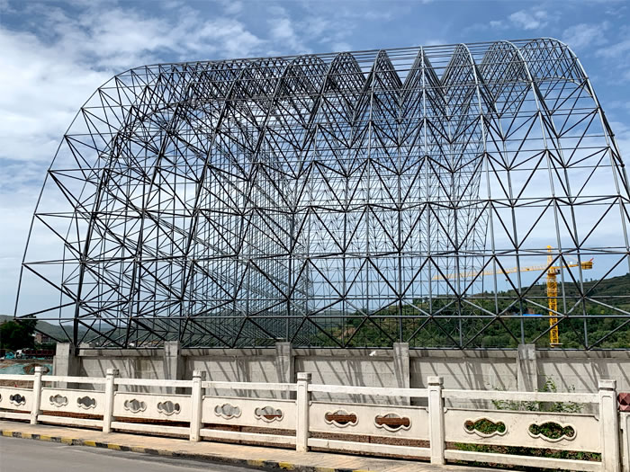 静安山寨矿储煤棚网架